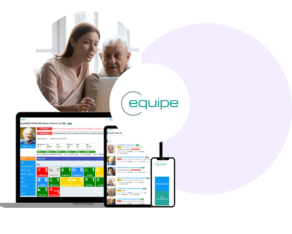 Equipe. Software al servicio de la Atención Centrada en la Persona.