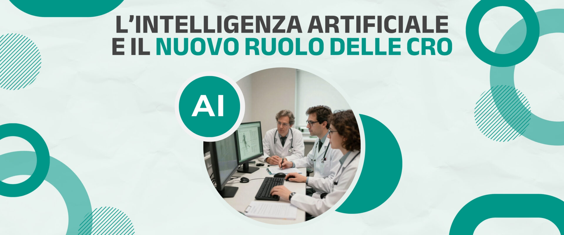 ricercatori impiegati nella visione di immagini diagnostiche, supportati da AI